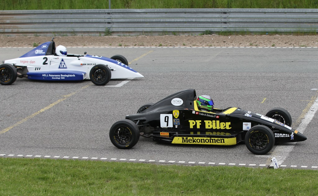 Frederik Schandorff startede som nummer 1 og sluttede som nummer 1
(Foto: Motorsporten.dk)